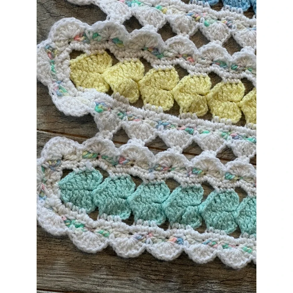 Handmade pastel knit